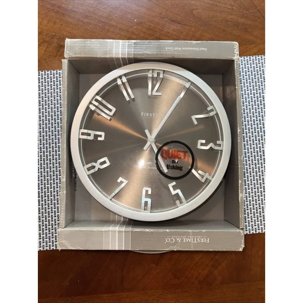 Firstime Stainless Steel wall clock